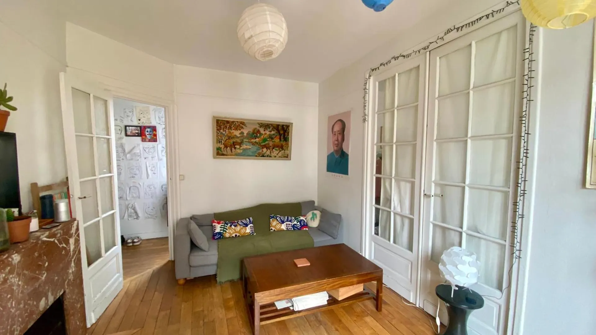 Charmant Appartement Artistique A Gambetta Pere Lachaise Paris Frankreich
